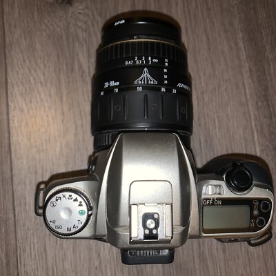 Vintage Pentax ZX-30 SLR Film Camera 📷 w/ 28-90mm Quantaray Zoom