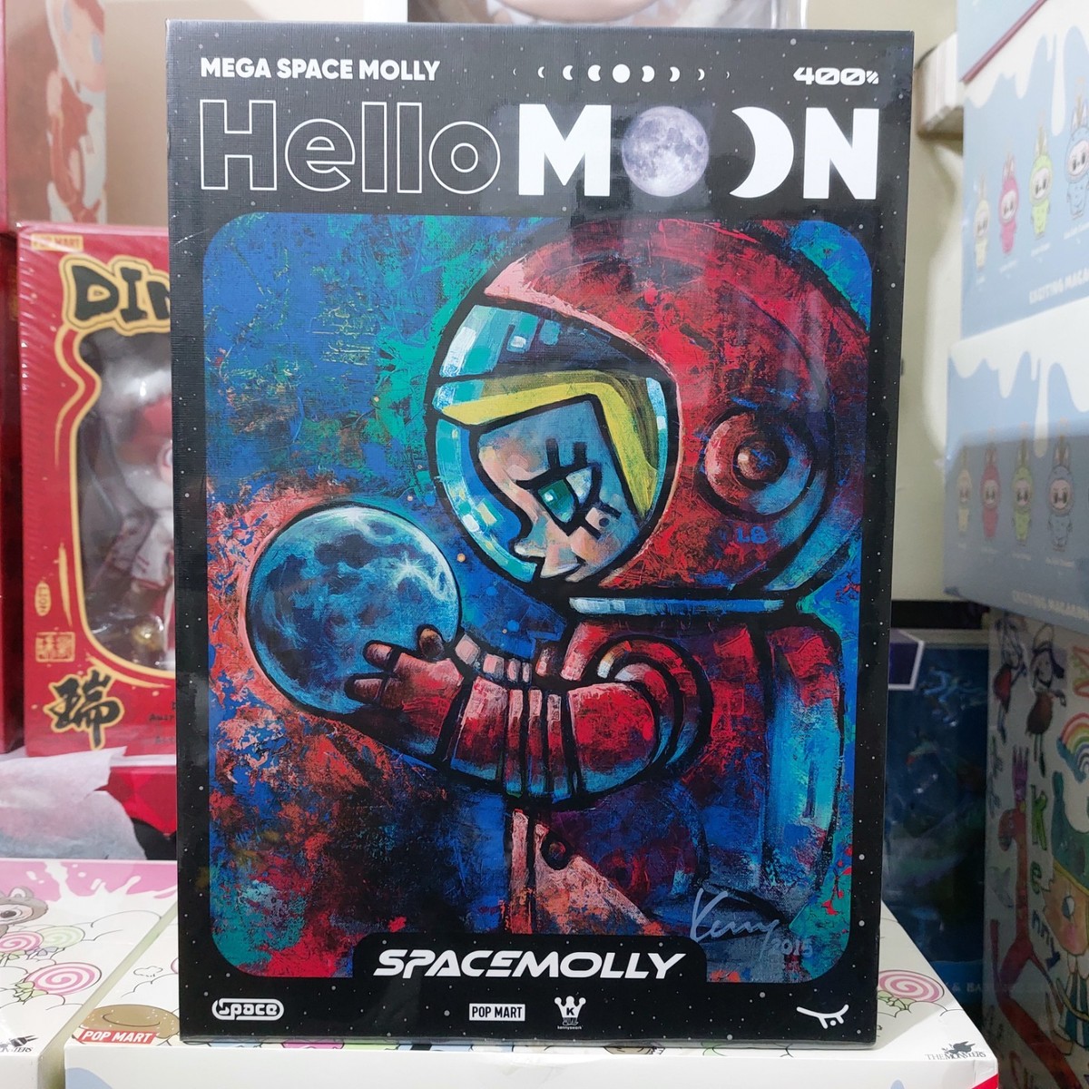 Mega Space Molly Hello Moon 400% figure Pop Mart Ship By Express