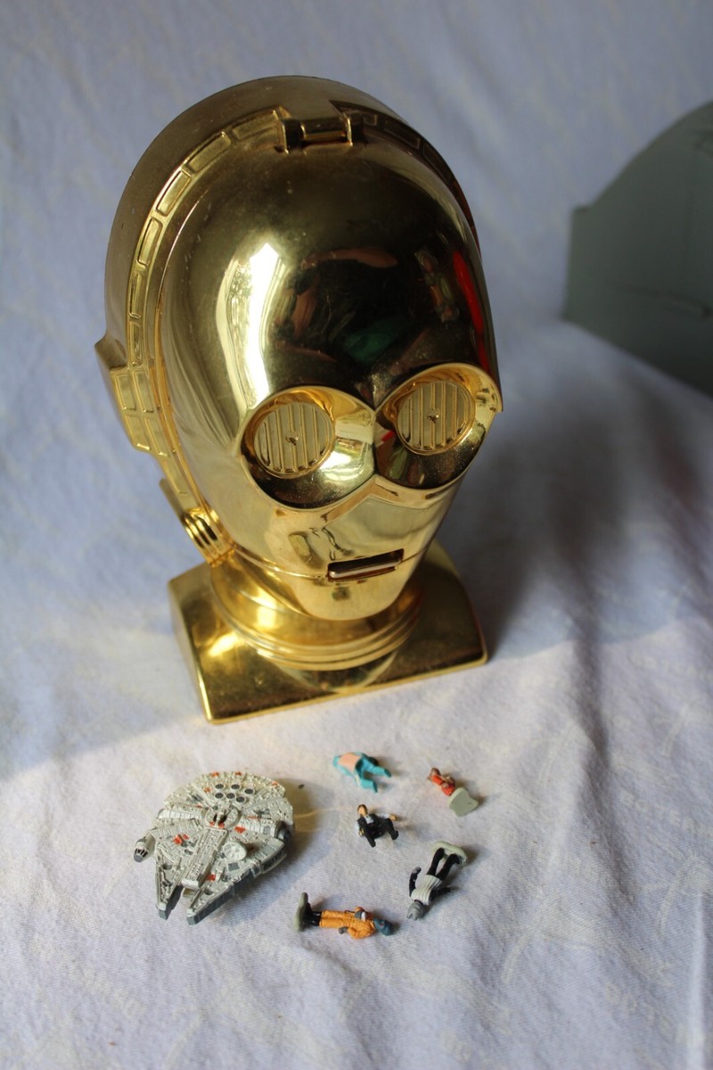 Star Wars Micro Machines C-3PO Cantina Transforming Head Playset w