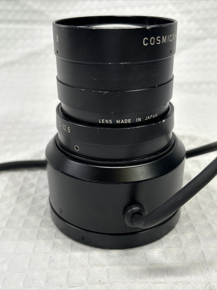 COSMICAR/PENTAX TV VIDEO TV ZOOM LENS ES OPTICS AS PICTURED 12.5