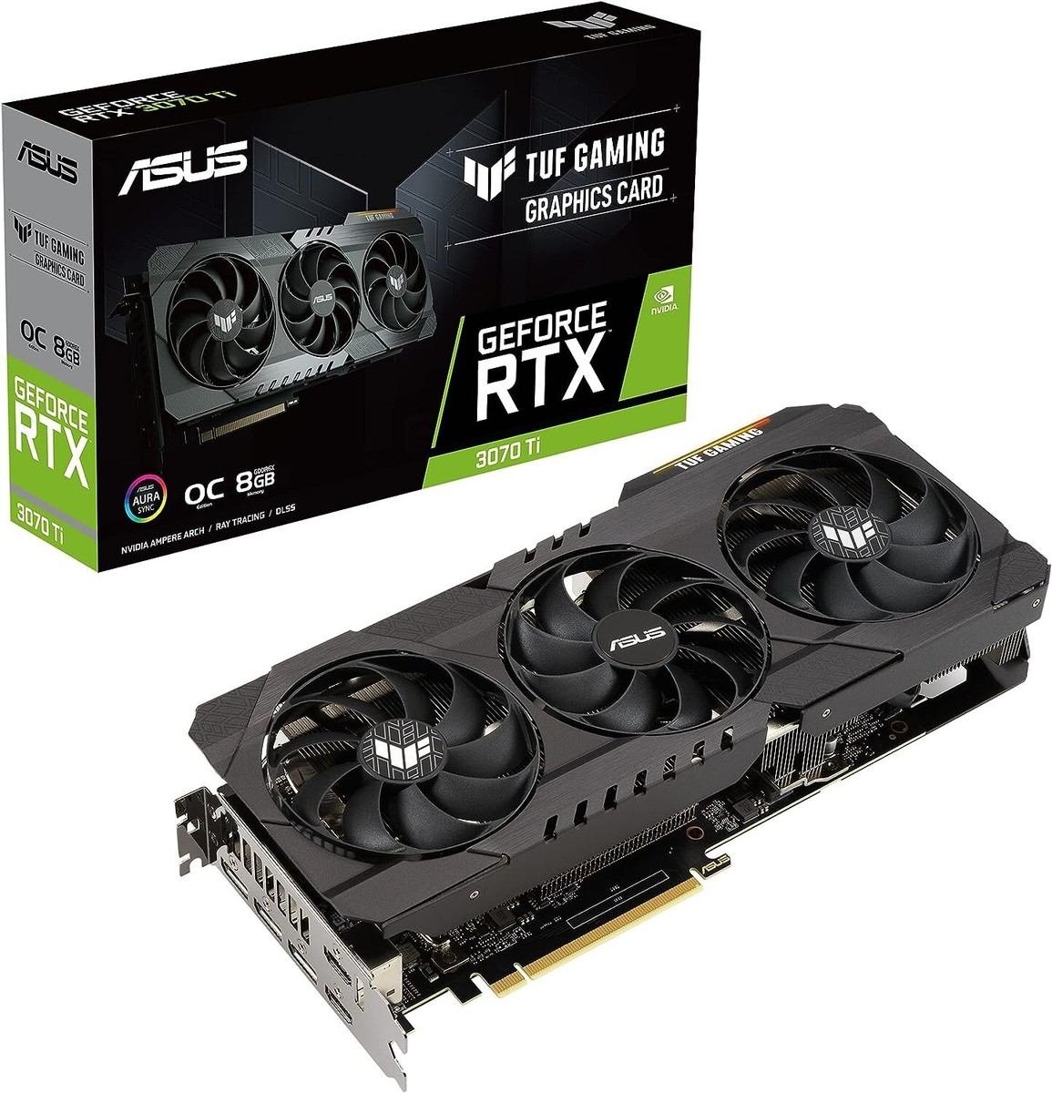 ASUS TUF Gaming GeForce RTX 3070 Ti OC 8GB GDDR6X Graphics Card
