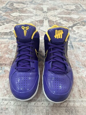 Nike Undefeated x Kobe 4 Protro Court Purple Size 13 193655860676