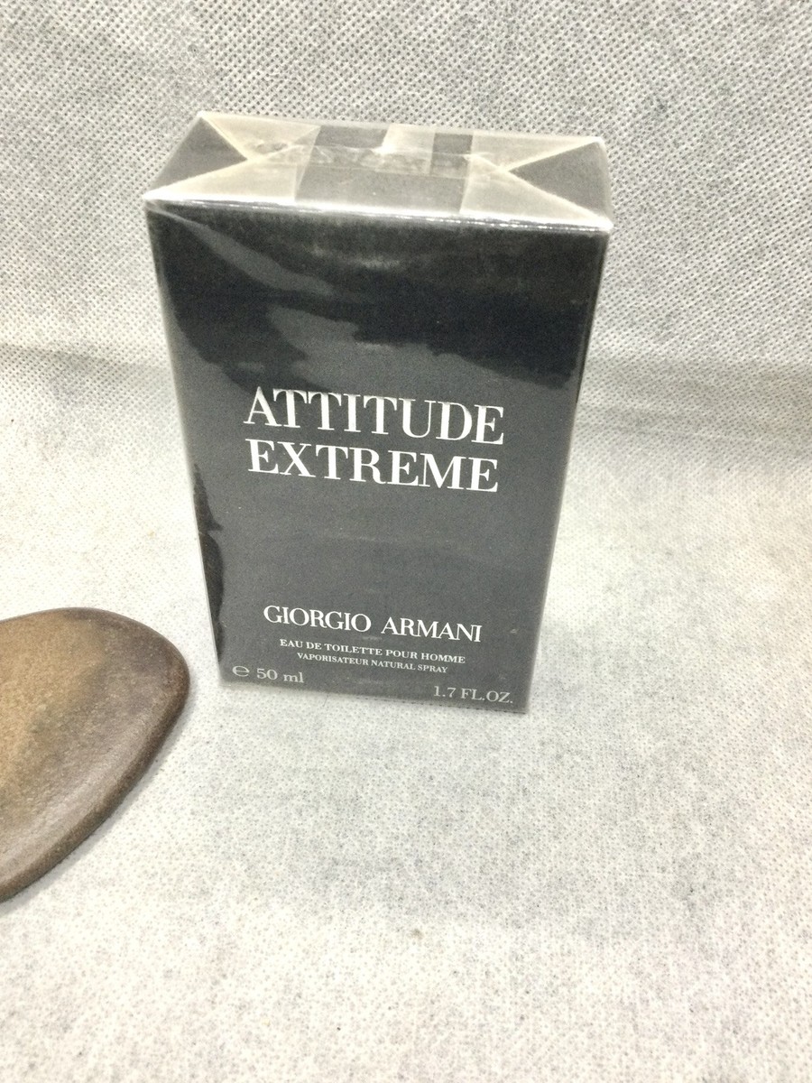 ARMANI ATTITUDE EXTREME EAU DE TOILETTE 50 ML SPRAY RARES SEALED