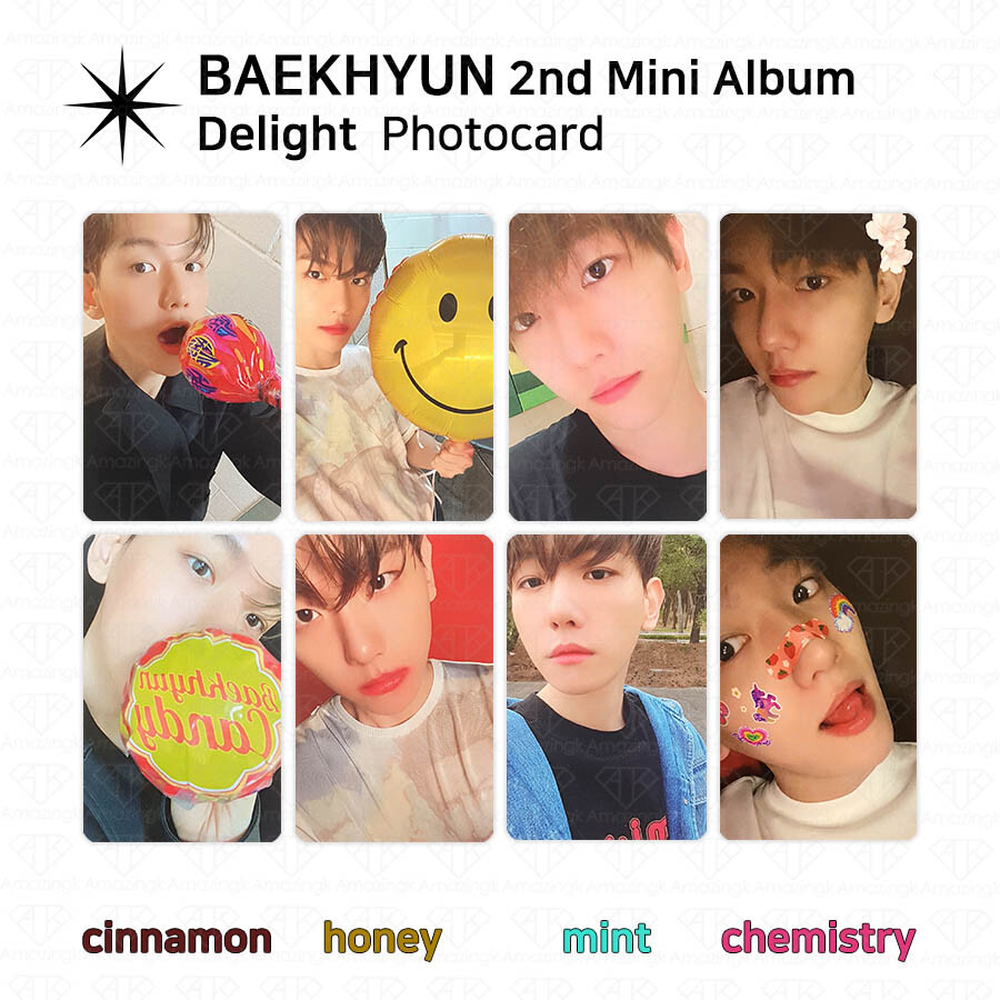 EXO Baekhyun 2nd Mini Album Delight Official Photocard Photo Card