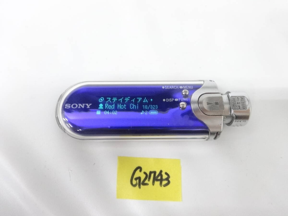 Used SONY NW-A607 Portable Music Player bule Tested Vintage Very