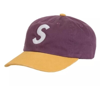 Supreme 2-Tone S Logo 6-Panel Hat Dusty Purple SS24 | eBay