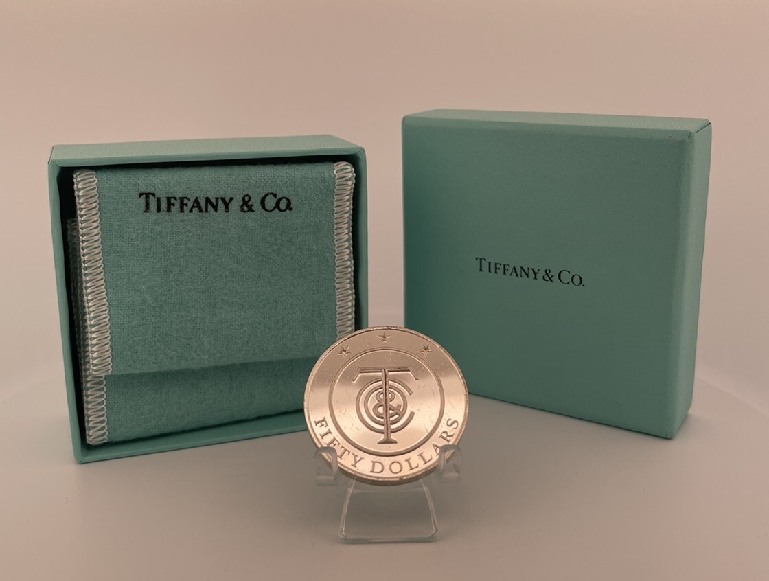Tiffany Money $50 Fifty Dollars Tiffany & Co Token Coin .925