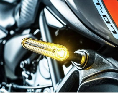 1 x Pair Yamaha Style LED Motorcycle Indicators. Fast Postage. MT