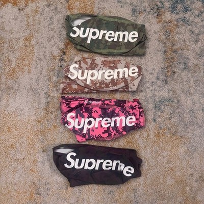SUPREME FW25 HEAT REACTIVE DIGI CAMO BALACLAVA SKI MASK BLACK PINK
