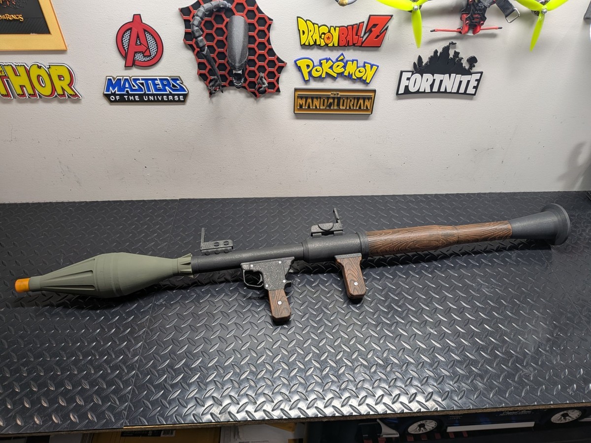 RPG-7 Rocket Launcher - 3D Print - RPG 7 - High Quality Replica