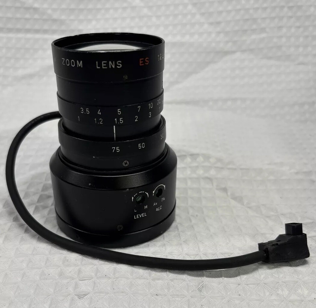 COSMICAR/PENTAX TV VIDEO TV ZOOM LENS ES OPTICS AS PICTURED 12.5