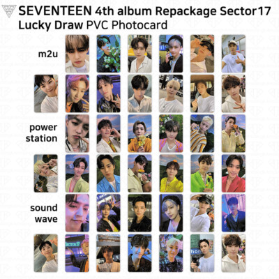 SEVENTEEN 4th Album Repackage Sector17 Lucky Draw PVC Photocard