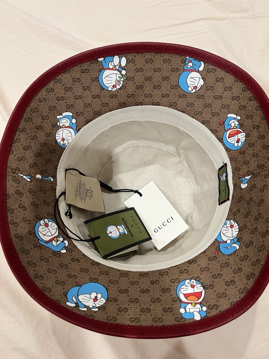 Gucci x Doraemon Bucket Hat NWT Size Medium Limited Edition | eBay