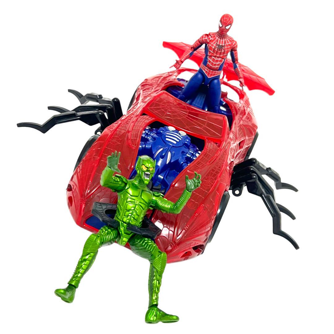 TOYBIZ Marvel Spider-Man Spider Force Web Car Action Figure | eBay