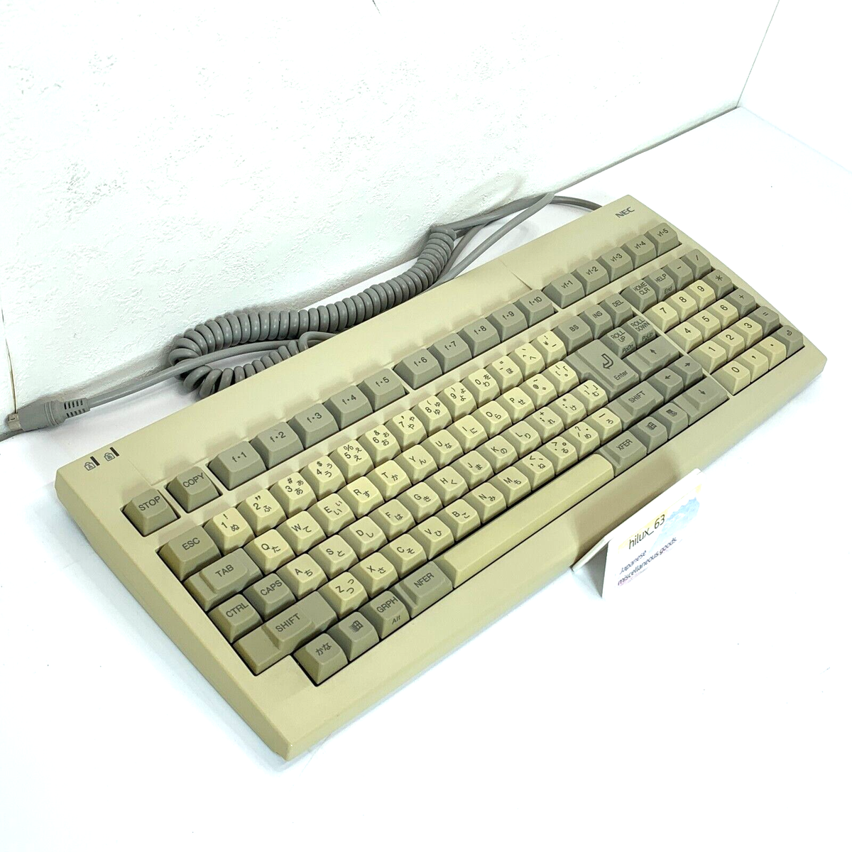 Vintage NEC PC 98 keyboard for NEC PC 98 9801 9821 genuine