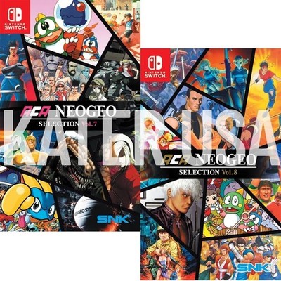 ACA NEOGEO Selection Vol. 7 + 8 (Multi-Language) Switch New Bundle