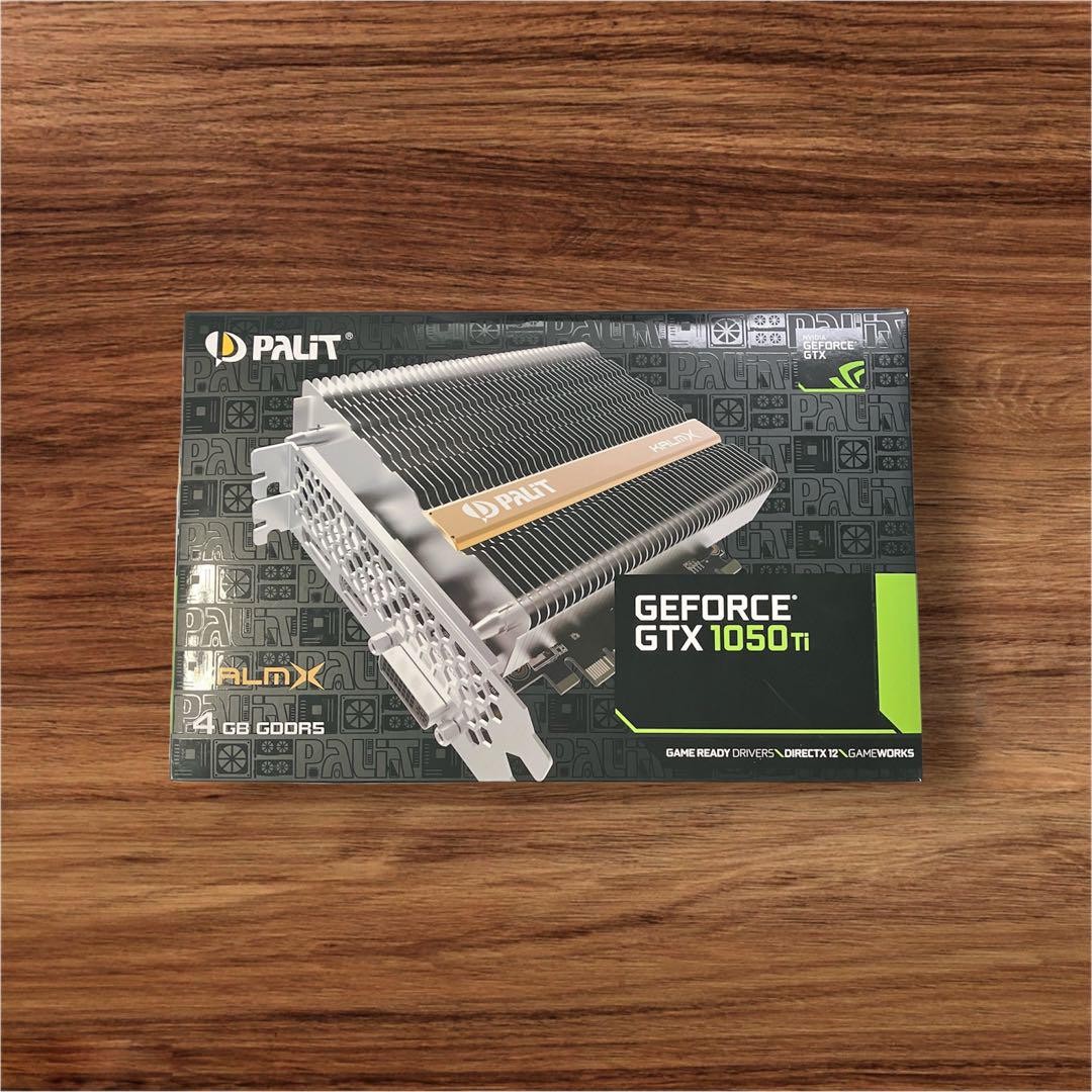 Palit GeForce GTX 1050 Ti KalmX 4GB Passive Fanless Graphics Video