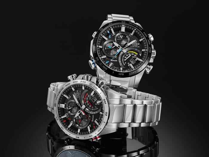CASIO EDIFICE EQB-501XDB-1AJF TIME TRAVELER Bluetooth Solar Watch