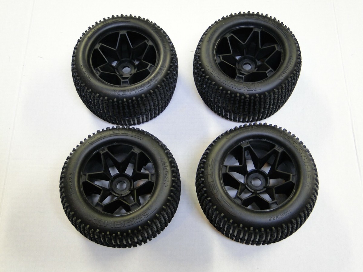 NEW HPI SAVAGE XL 5.9 RTR Wheels & Tires Set 17mm Hex X 4.6 GT-6