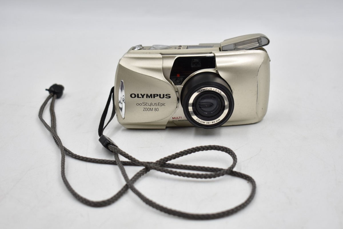 OLYMPUS Infinity Stylus Epic Zoom 80 Deluxe 35mm Film Camera **FOR