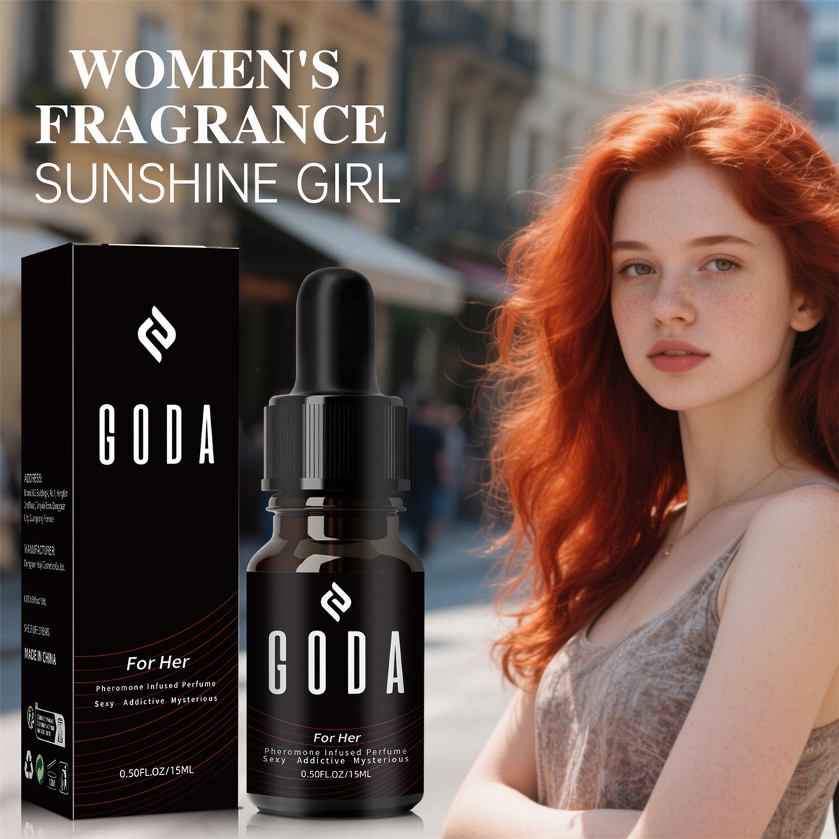 GODA For Her Pheromone Perfume For Women,Long-Lasting with Rose