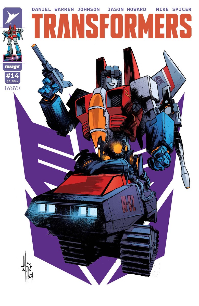 TRANSFORMERS #14 (2ND PRINT STARSCREAM VARIANT)(2025) COMIC