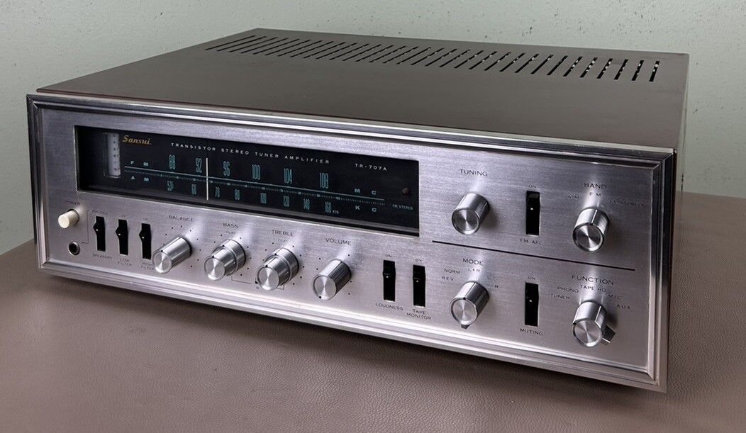 SANSUI TR 707A STEREO RECEIVER | eBay