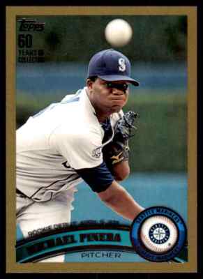 2011 Topps Update Gold Michael Pineda #US179 Seattle Mariners 1194