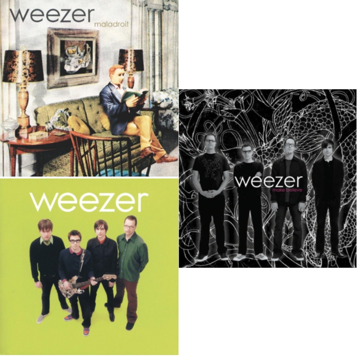 Weezer - Maladroit & Weezer (Green Album) & Make Believe [New LP