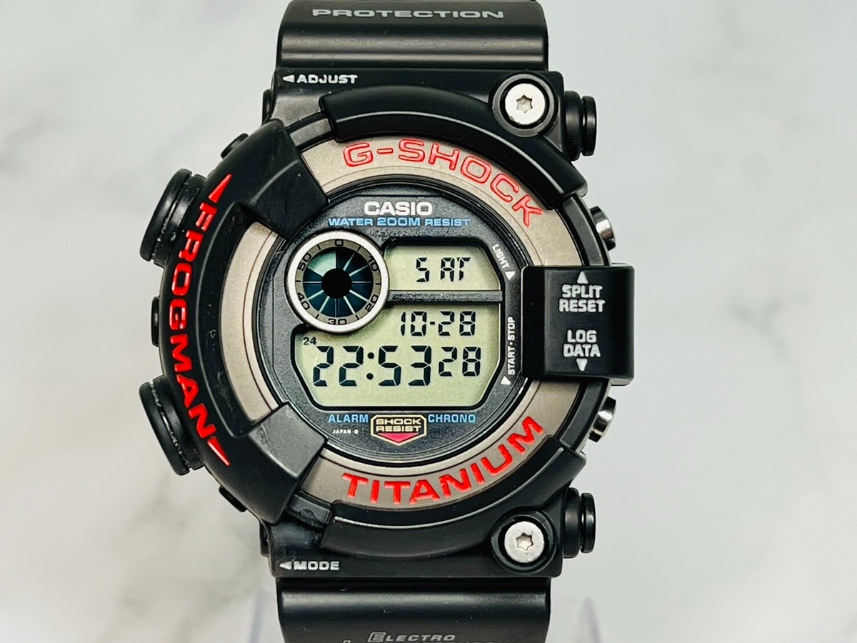 Casio G-Shock DW-8200-1A FROGMAN Black Quartz Fast Shipping | eBay