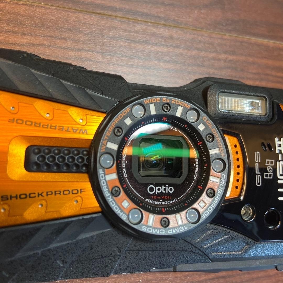 PENTAX Pentax Optio WG-2 GPS 16.0 MP Digital Camera - Gloss White