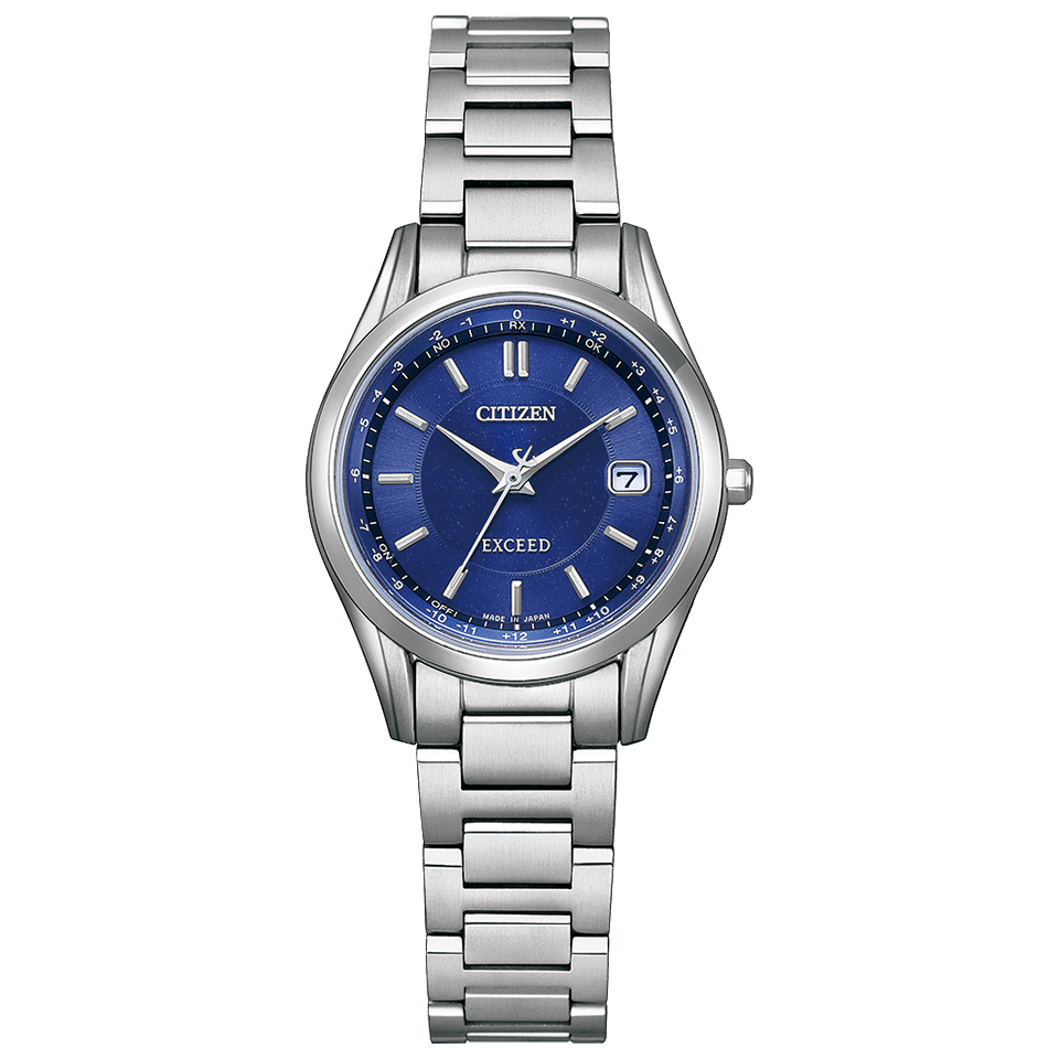 CITIZEN EXCEED ES9370-62L Eco-Drive Titanium Radio Solar Watch