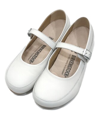 Birkenstock LISMORE Mary Janes Flat Strap Shoes Leather White