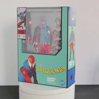 In Stock CT Toys MAFEX No.186 Scarlet Spider Comic Ver. Spider-Man