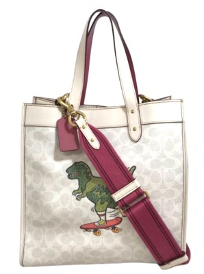 Coach Japan Rexy Skateboard Signature Leather Tote C4804 from
