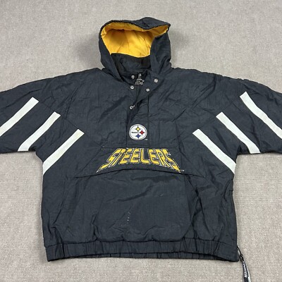 Vintage 90s Starter Pro Line Pittsburgh Steelers Puffer Jacket