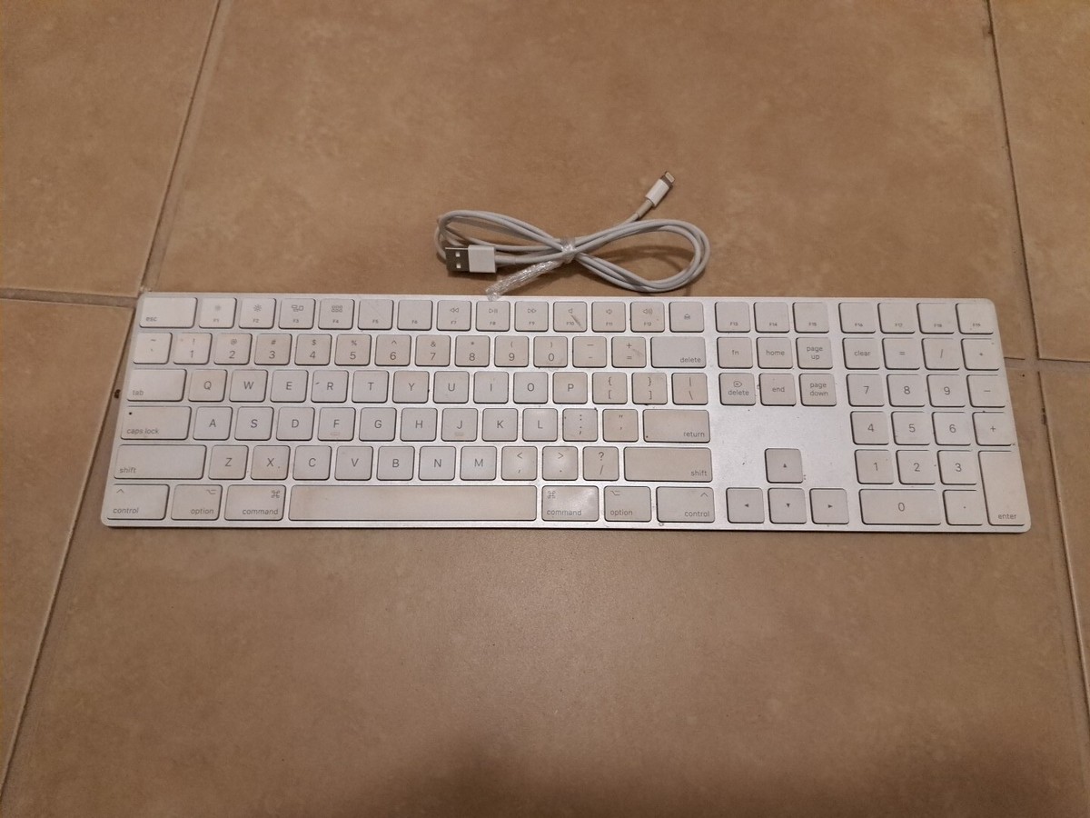 Apple A1843 Rechargeable Bluetooth Magic Keyboard With Numeric