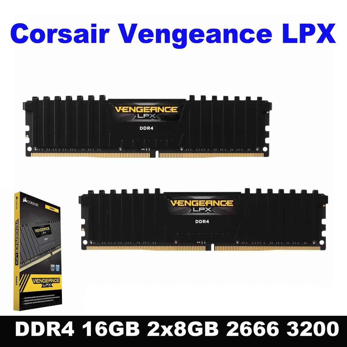 DDR4 16GB 8GB Corsair Vengeance LPX 2666/3200 Desktop RAM Memory