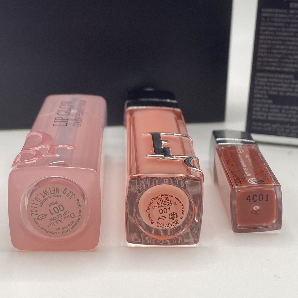 DIOR ADDICT 3-PIECE SET (001 Pink) Lip Glow, Lip Maximizer & Mini