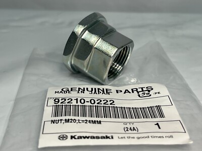 Kawasaki OEM Counter Sprocket Nut 2006-2012 Ninja Versys Nut 24mm