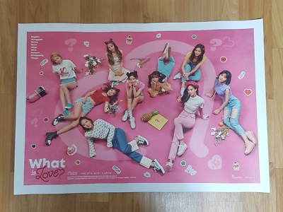 K-POP TWICE 5th Mini Album [WHAT IS LOVE?] A Ver. OFFICIAL POSTER
