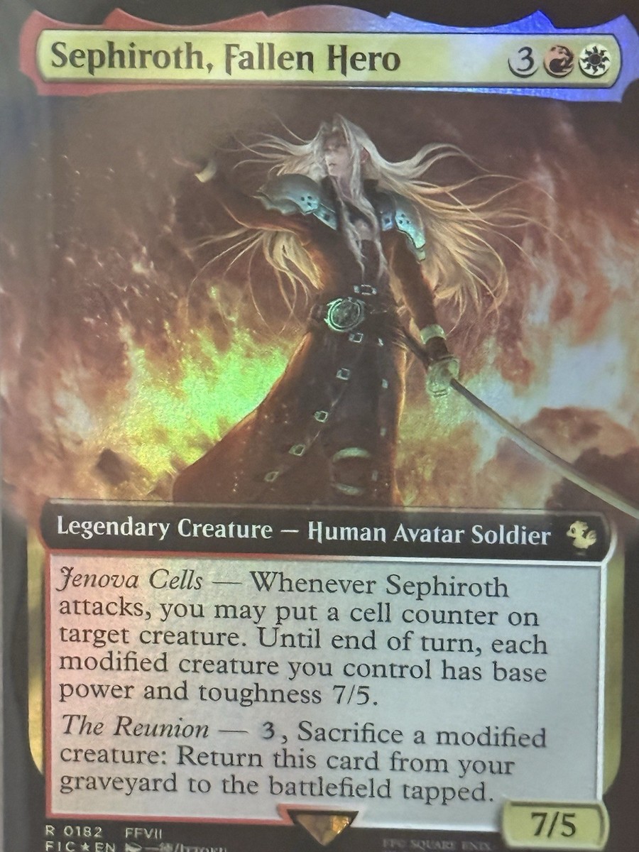 堕ちた英雄セフィロス/Sephiroth, Fallen Hero 拡張foil 堕ちた英雄