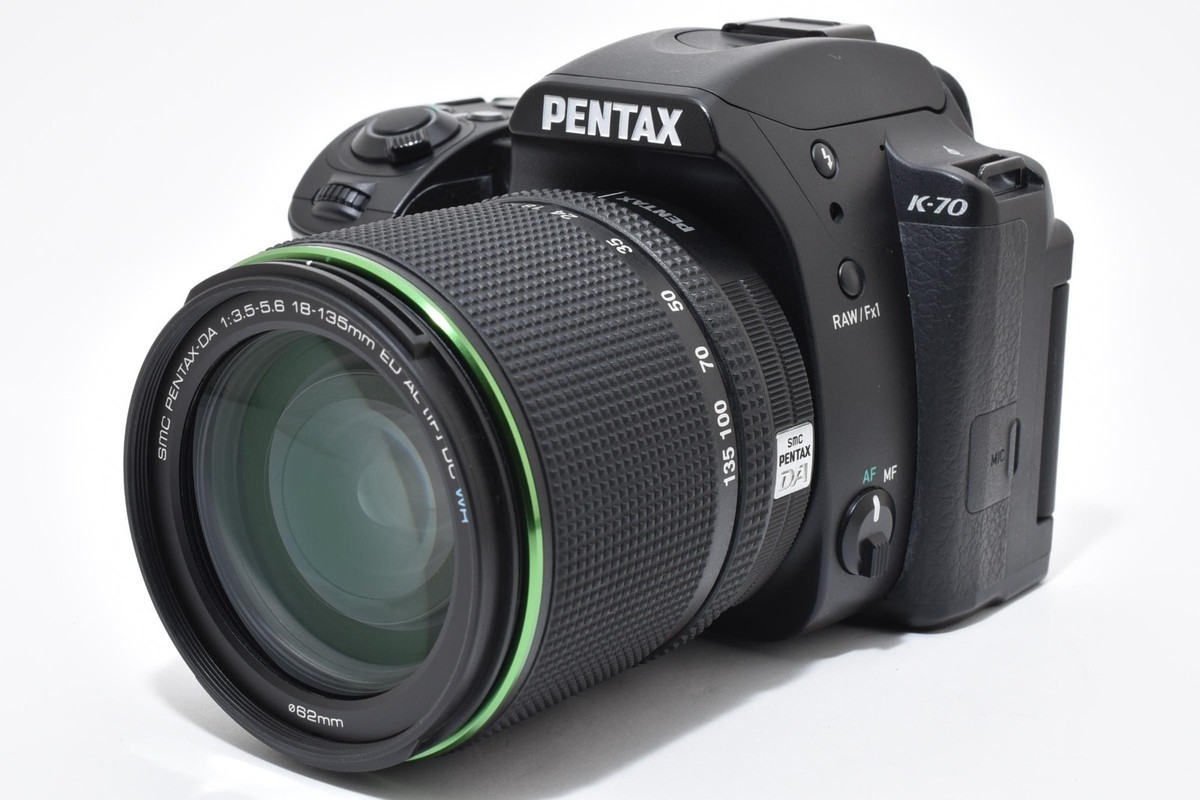 PENTAX K70 24.24MP Digital SLR Camera - Black (Kit with 18-135mm