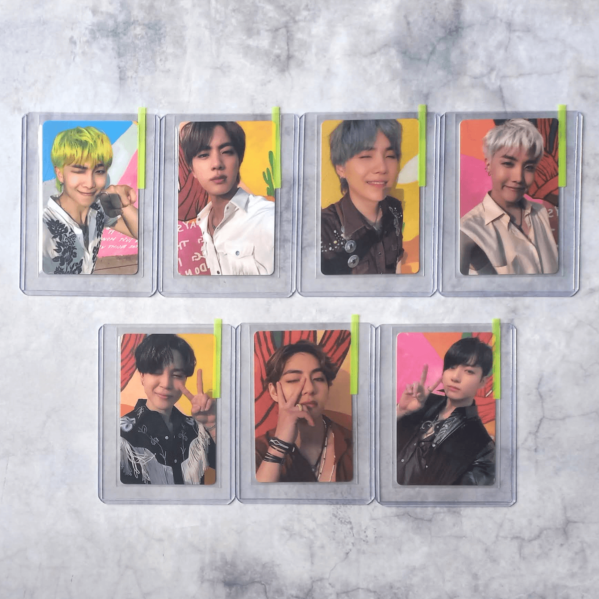 BTS Butter Lucky Draw Sound Wave Photo Card - RM Jin Suga JHope