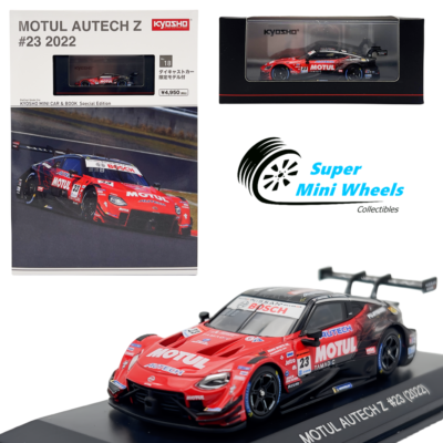 Kyosho 1:64 Motul Autech Z #23 2022 - Mini Car & Book Special