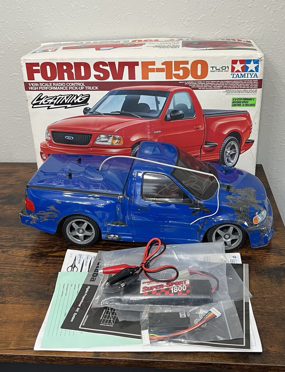 Tamiya TL-01 ford svt f150 lightning TL01 F-150 RC NO REMOTE AS IS