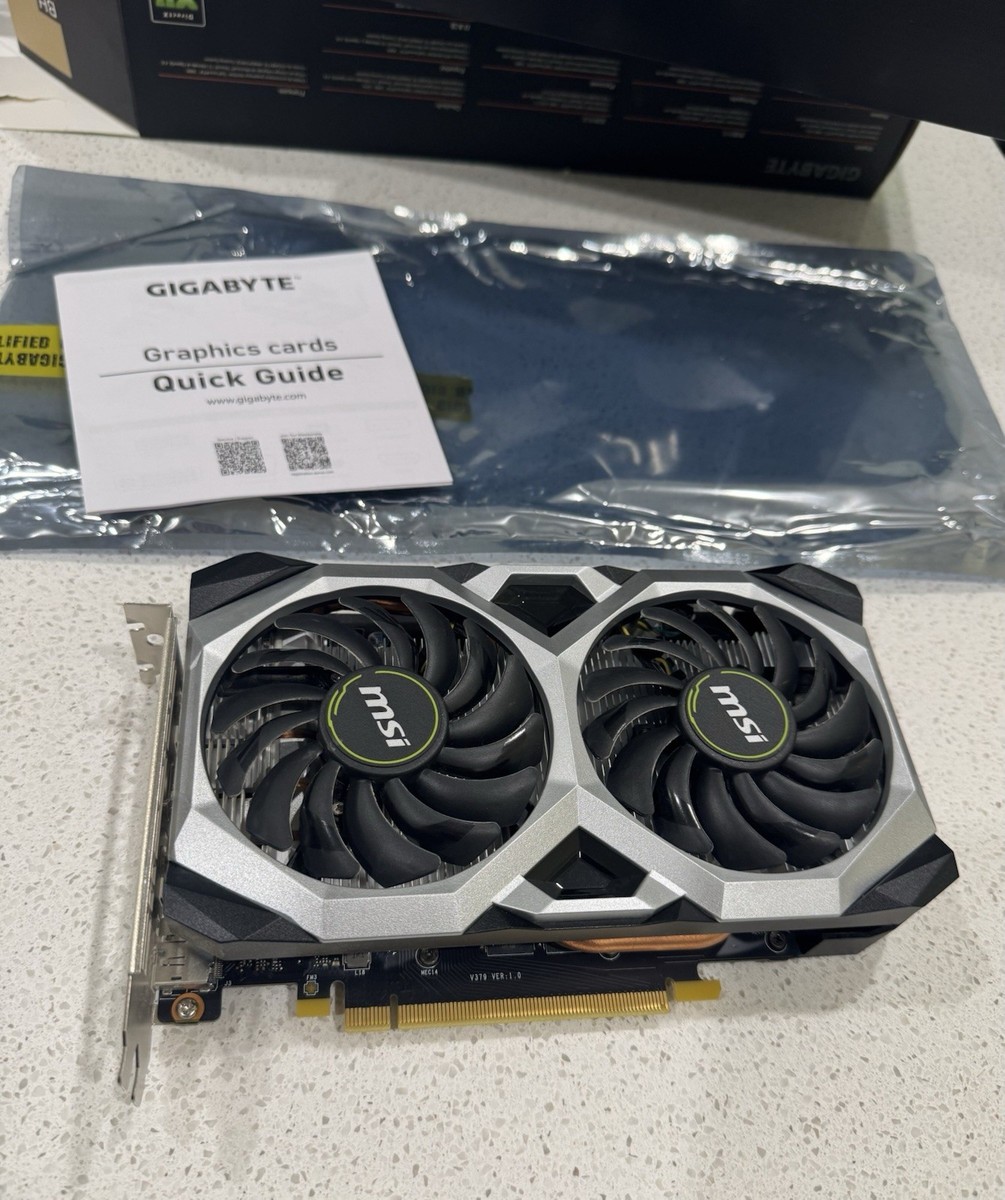 MSI GeForce GTX 1660 VENTUS XS 6G OC 6GB GDDR5 1830MHz GFX Graphic