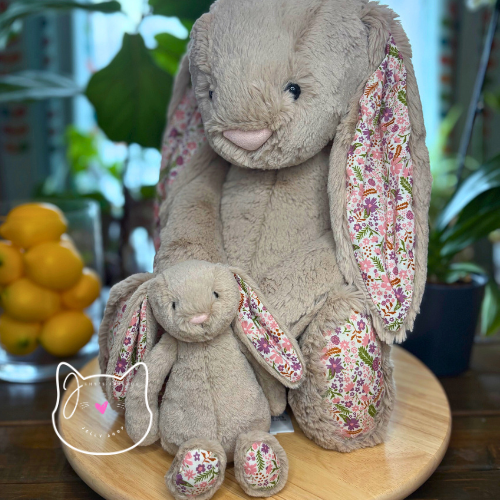 Beige Bunny Petal ベージュバニー うさぎ M Jellycat HUGE Blossom