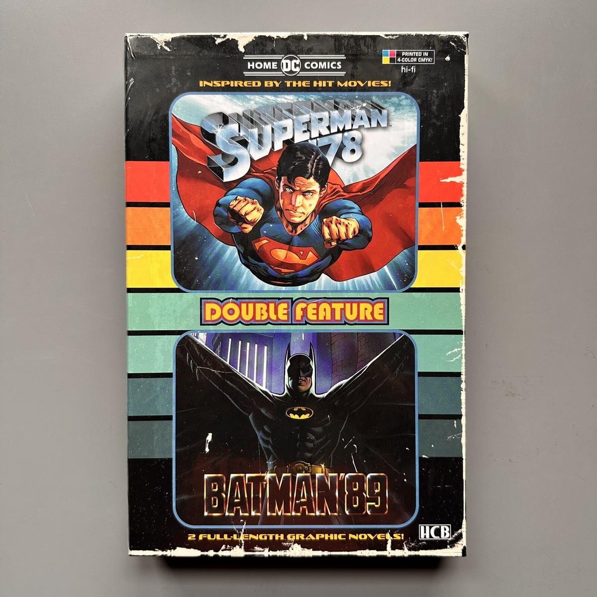 Superman '78 Batman '89 Box Set DC Double Feature Hardcover