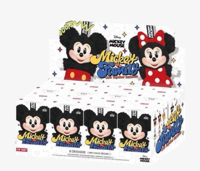 POPMART Mickey Family Cute Together Key Chain Disney Series Box